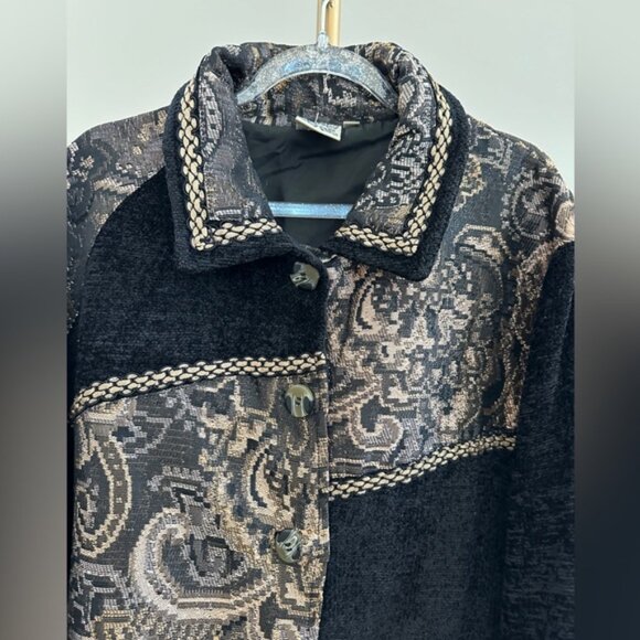 Vintage Parsley & Sage Tapestry Jacket XL - Picture 6 of 9